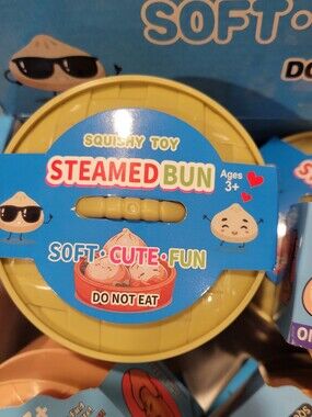 Steamed Bun Squishy Toy - Mini 4 Pack